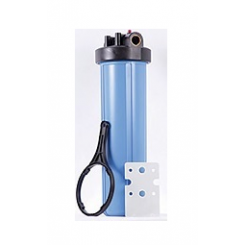 Фильтр ECO Big Blue 1"-20" картридж 10 мкм, кронштейн, ключ в комплекте.